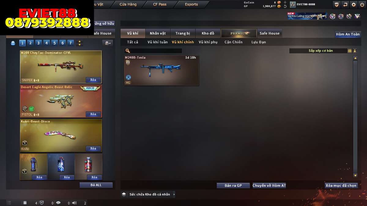 shop acc cf uy tin gia re